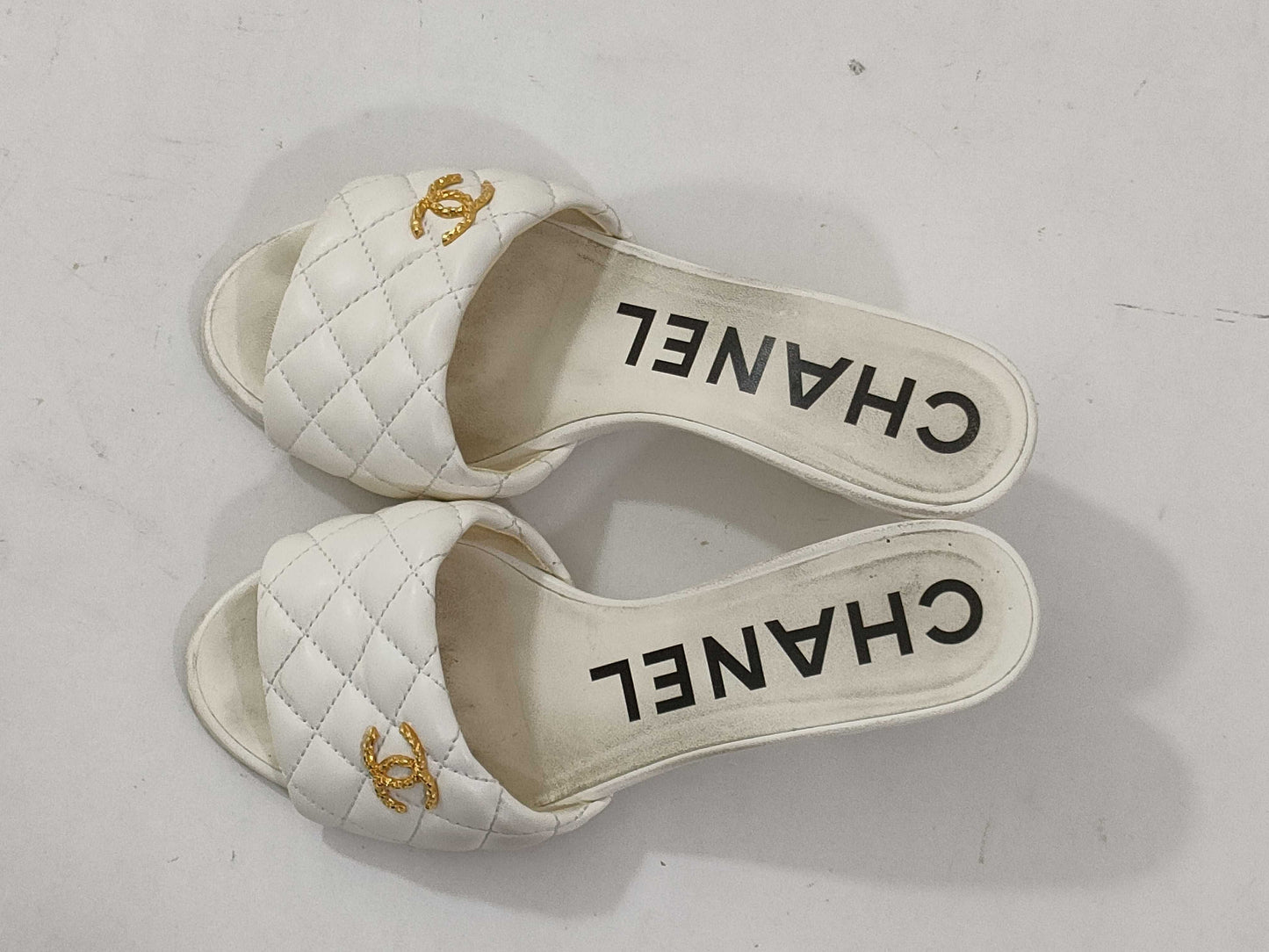 CHANEL Matelasse Coco Mules