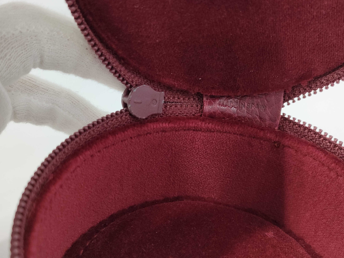 Cartier Jewelry Case Pouch Must Line Bordeaux 3-Piece Set