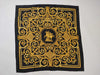 HERMES Carre Black LES TUILERIES Scarf with Tag Removed