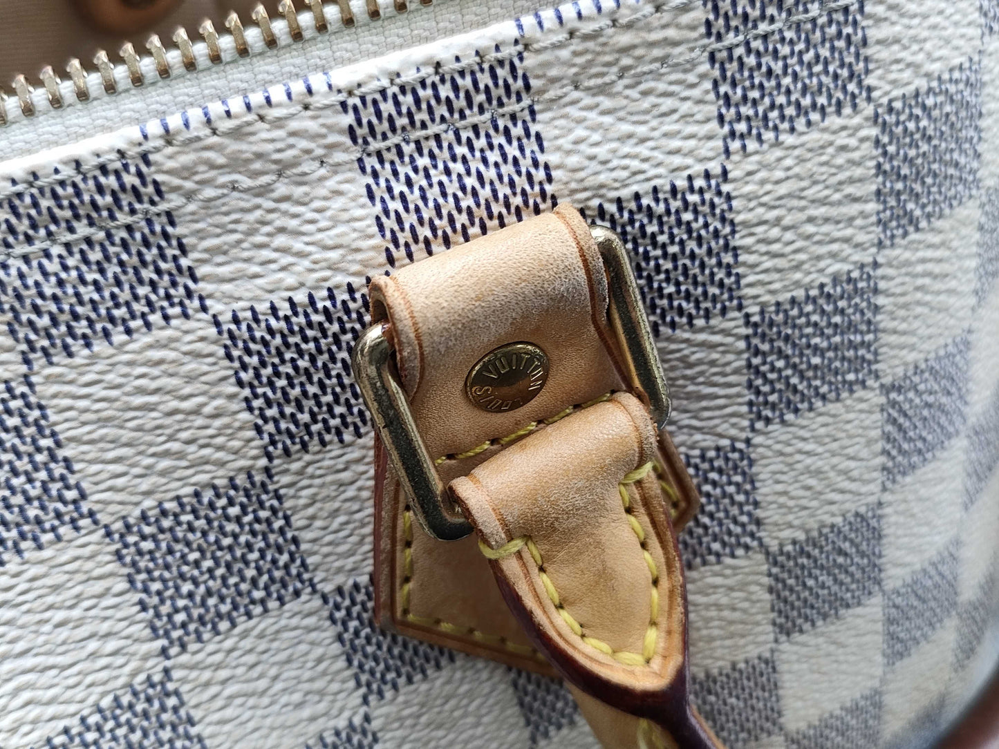 LOUIS VUITTON Damier Azur N41534 Speedy 25 Handbag