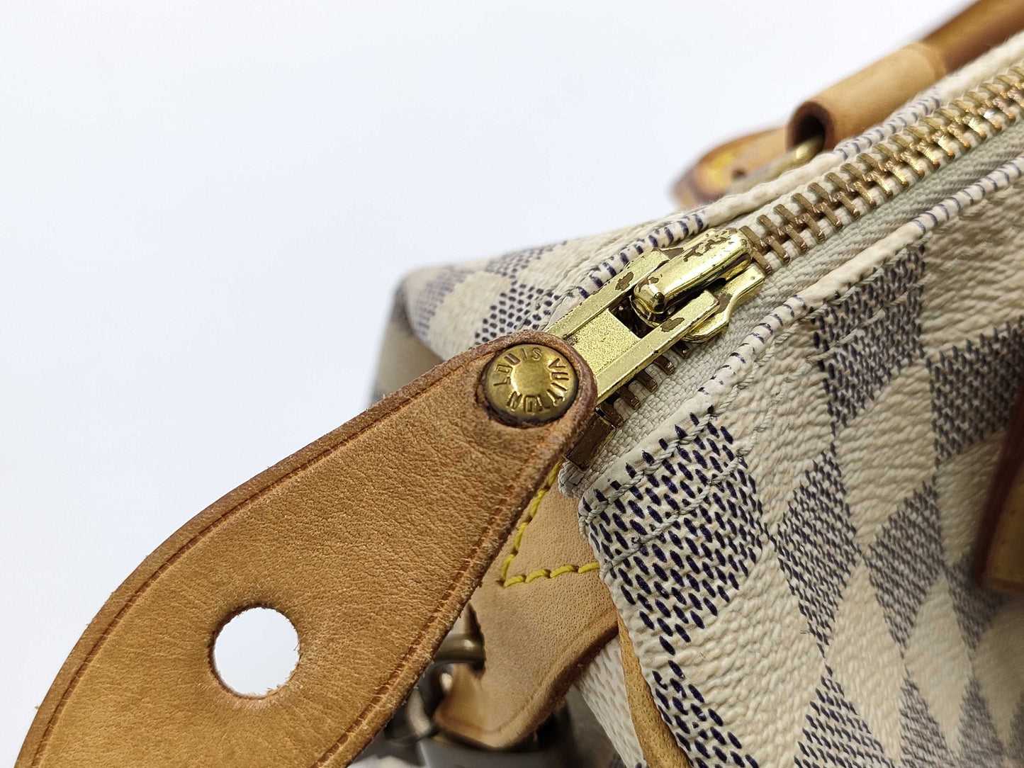 LOUIS VUITTON Damier Azur N41534 Speedy 25 Handbag