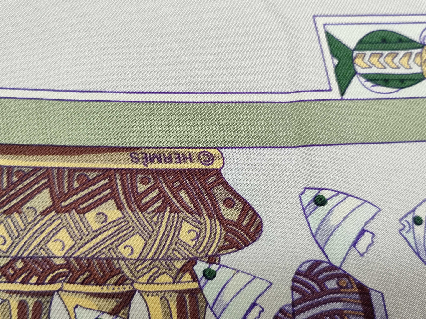 HERMES Atlantic Encounter Scarf
