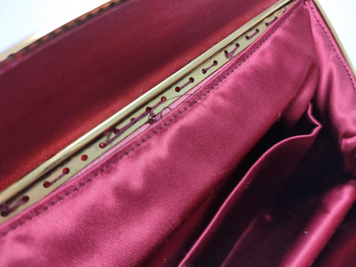 GUCCI Old Gucci Beaded Bertie Bag Clutch Bag