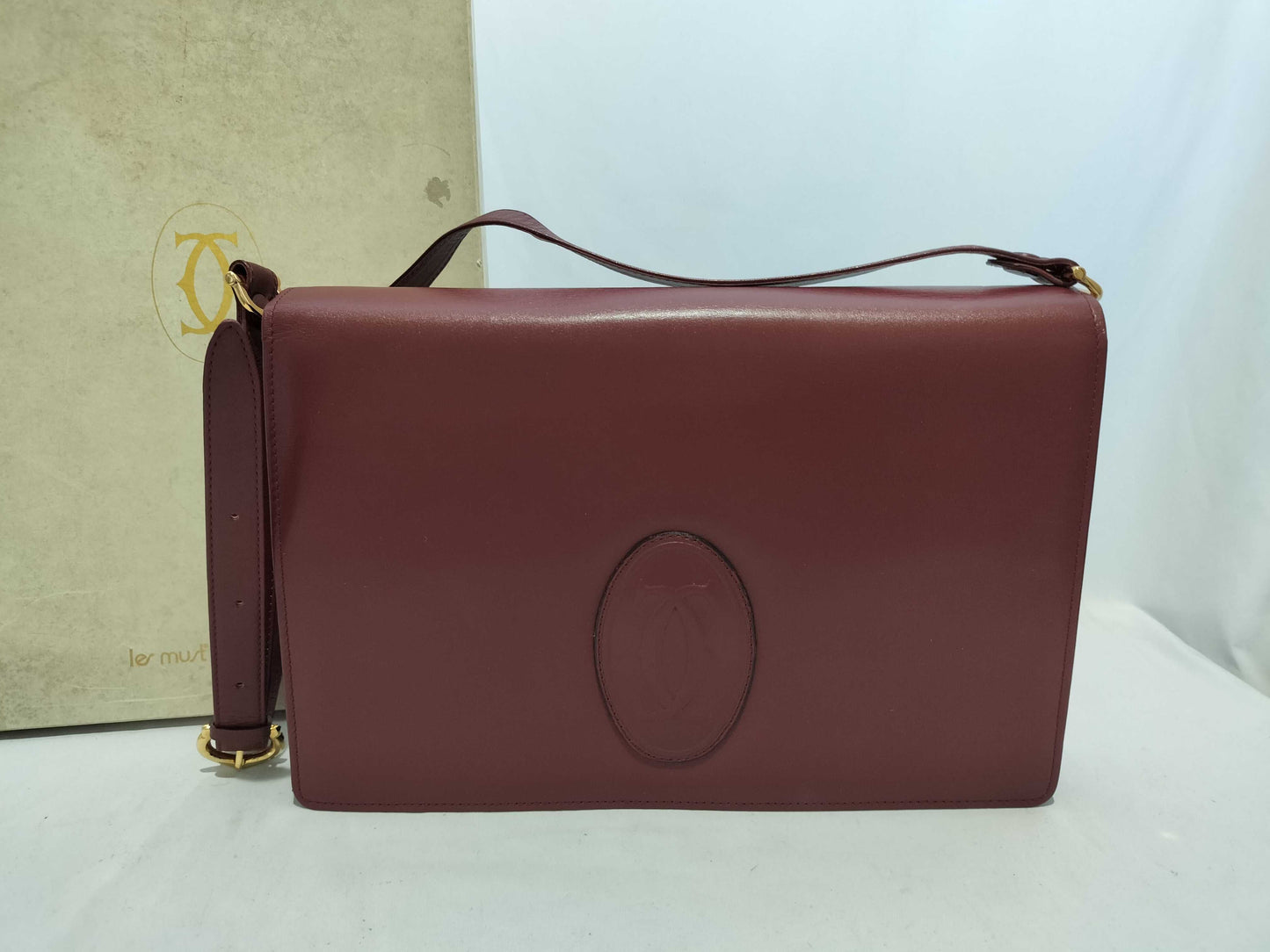 Cartier Must Must Bordeaux Shoulder Bag