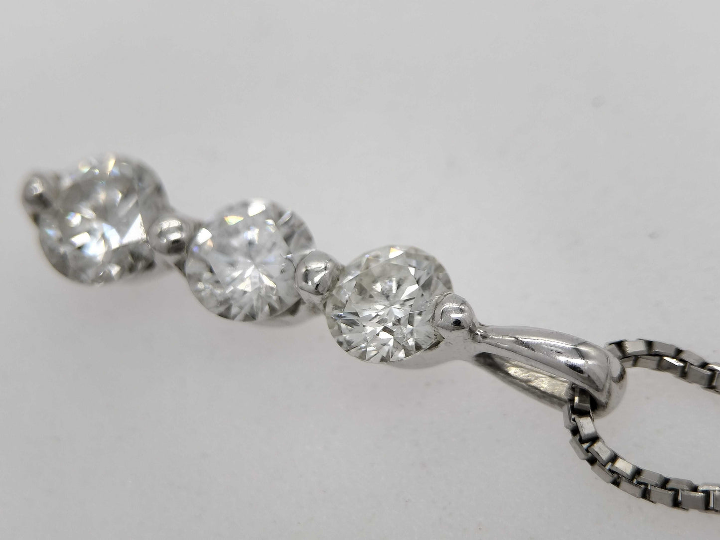 D1.008ct PT900/850 4.9g Necklace