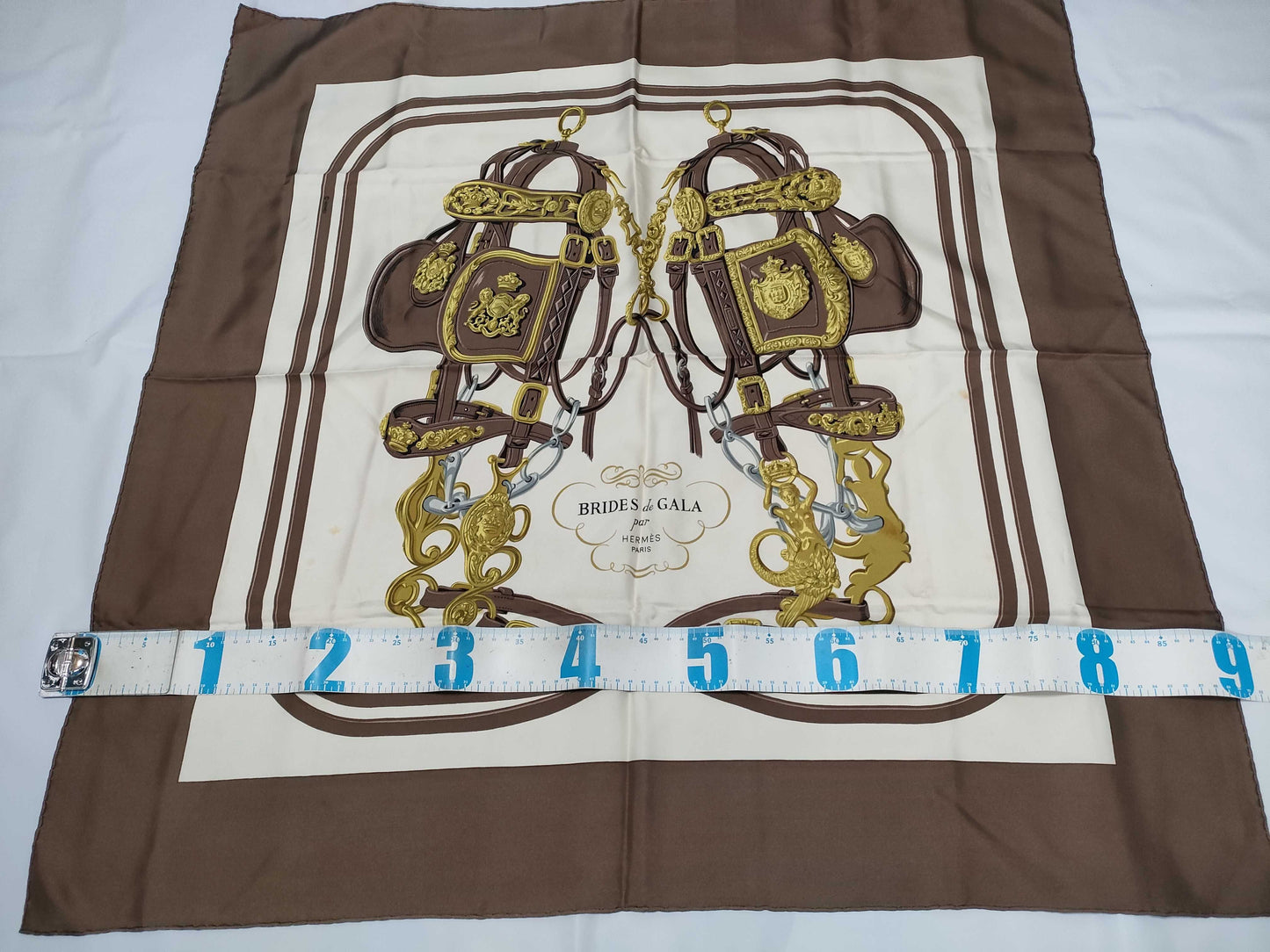HERMES Carré Bride de Gala Scarf