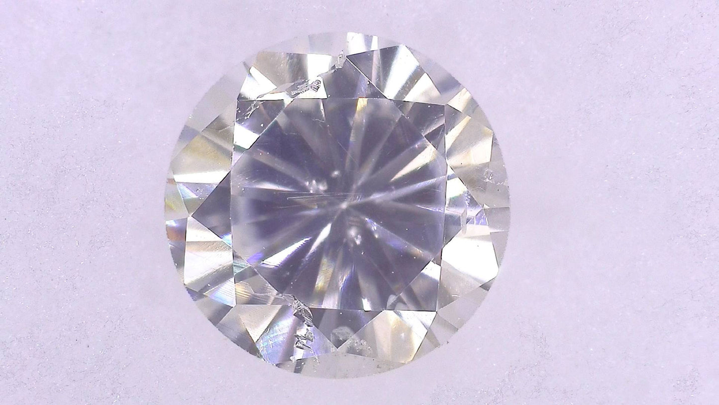 0.352ct H I-1 POOR/FR/PR FAINT NATURAL 4.55-4.58X2.82mm Diamond Loose