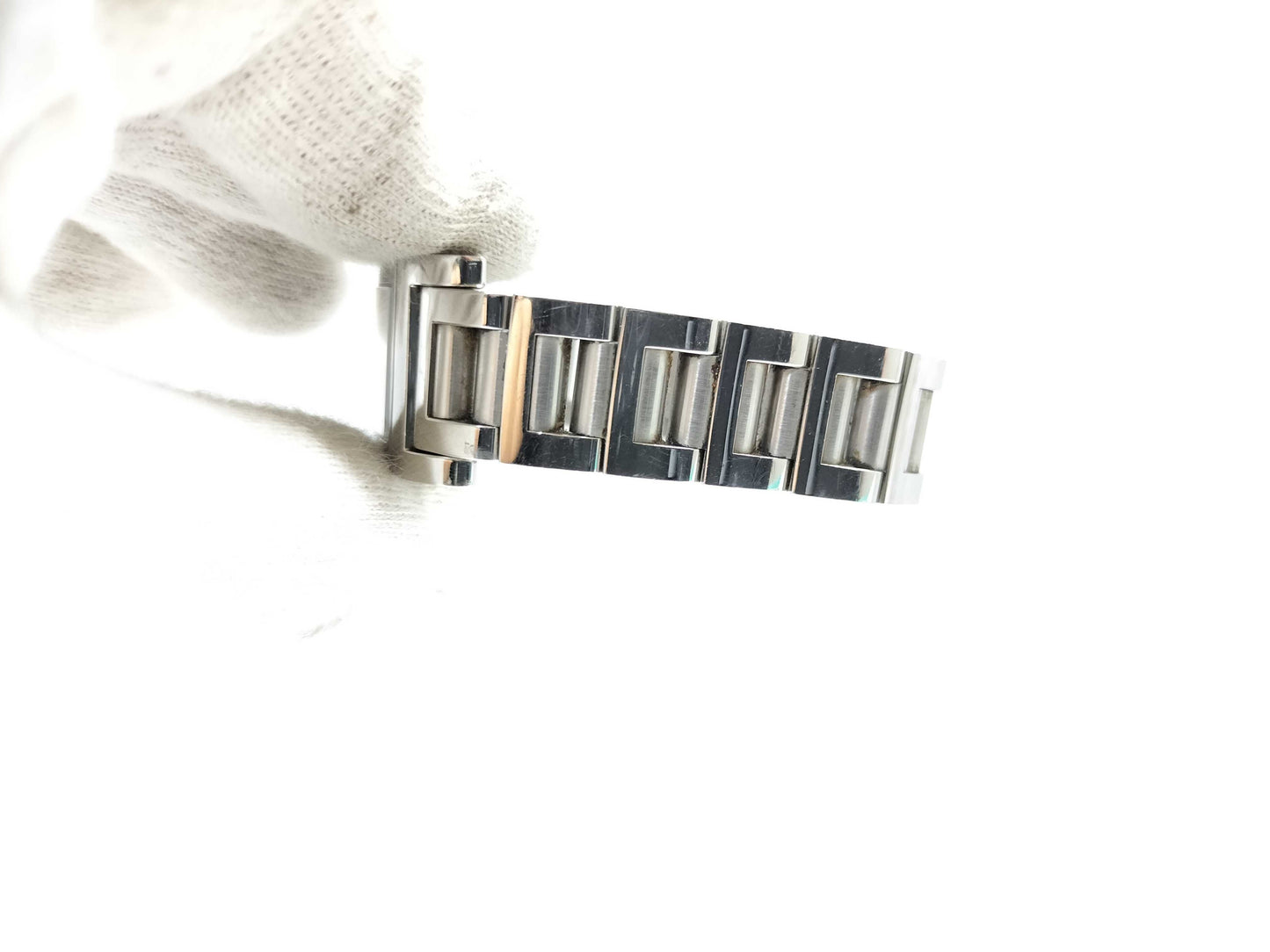 BVLGARI Lettan Logo / RT39S / White / Stainless Steel Unmoving Women's Watch