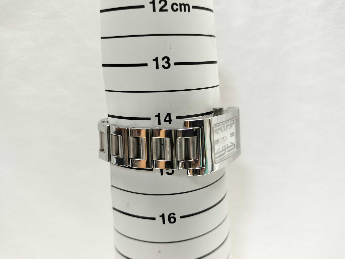 BVLGARI Lettan Logo / RT39S / White / Stainless Steel Unmoving Women's Watch