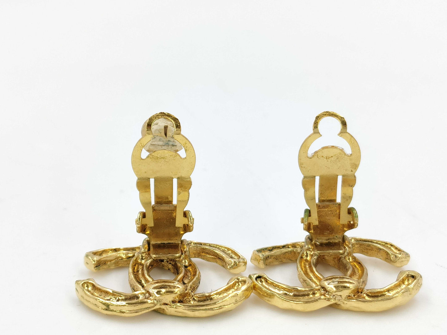 CHANEL Gold Earrings ※No Plate Earrings