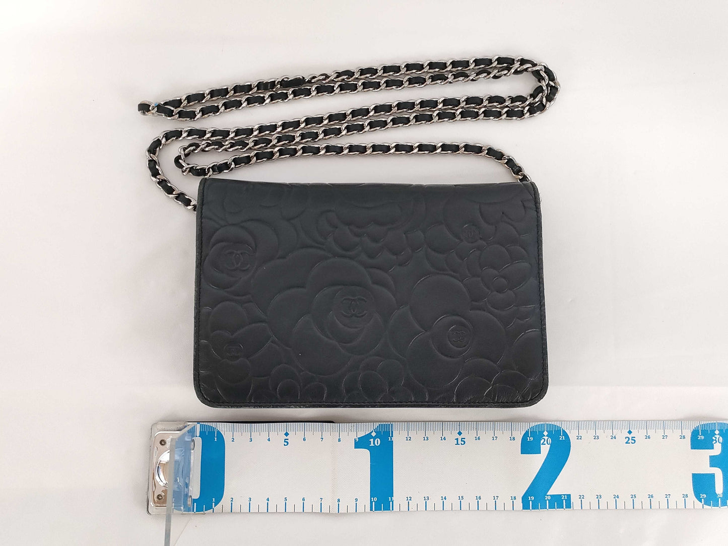 CHANEL Camellia Chain Wallet Shoulder Bag