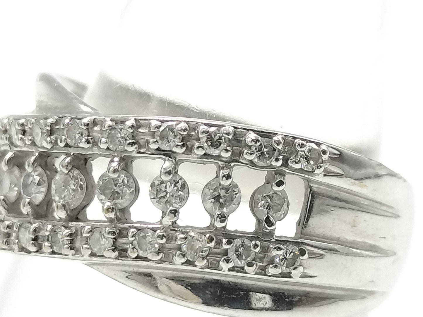 D0.33ct K18WG 4.9g Ring