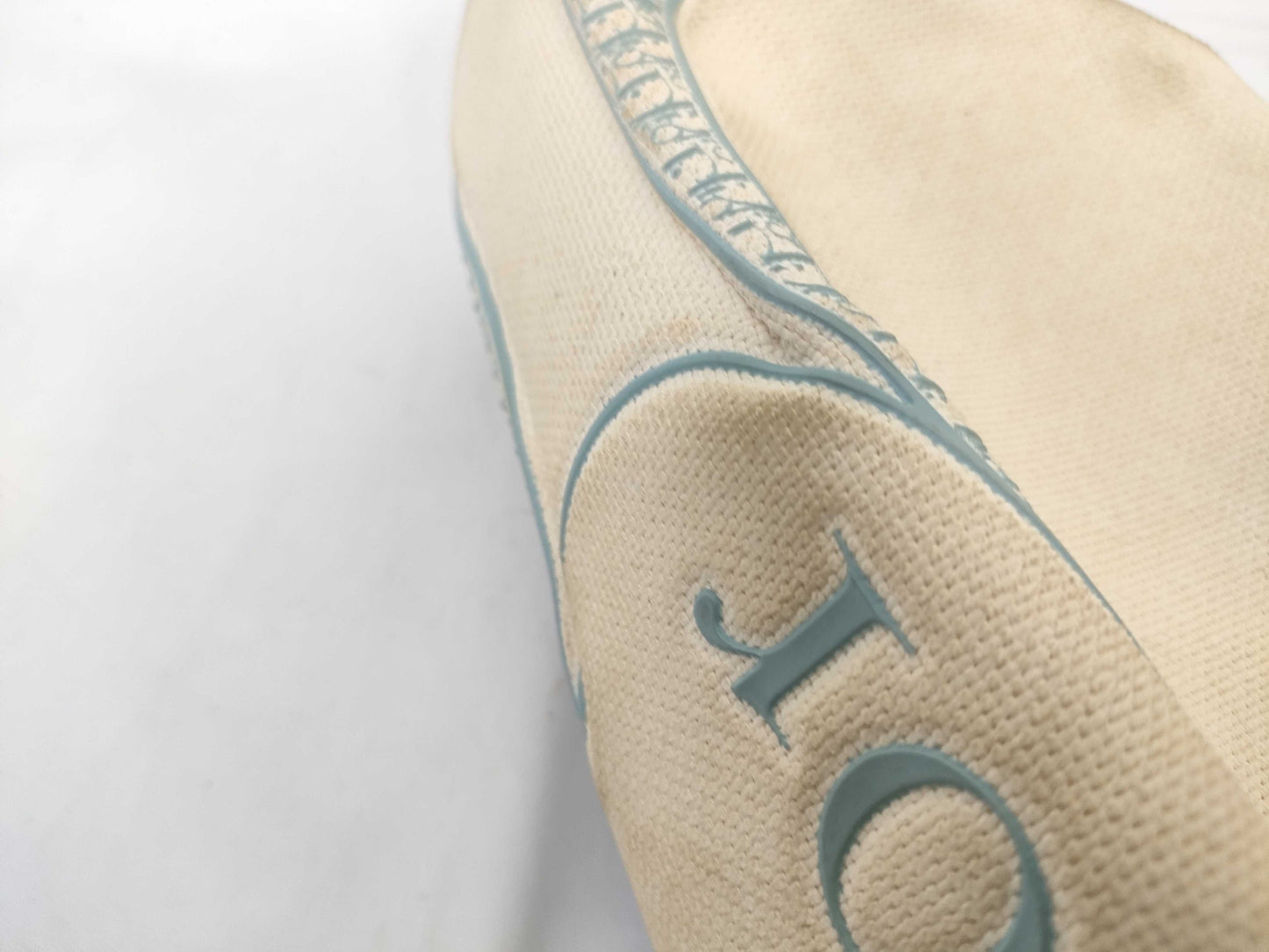 Dior Trotter Canvas x Rubber Light Blue Shoulder Bag