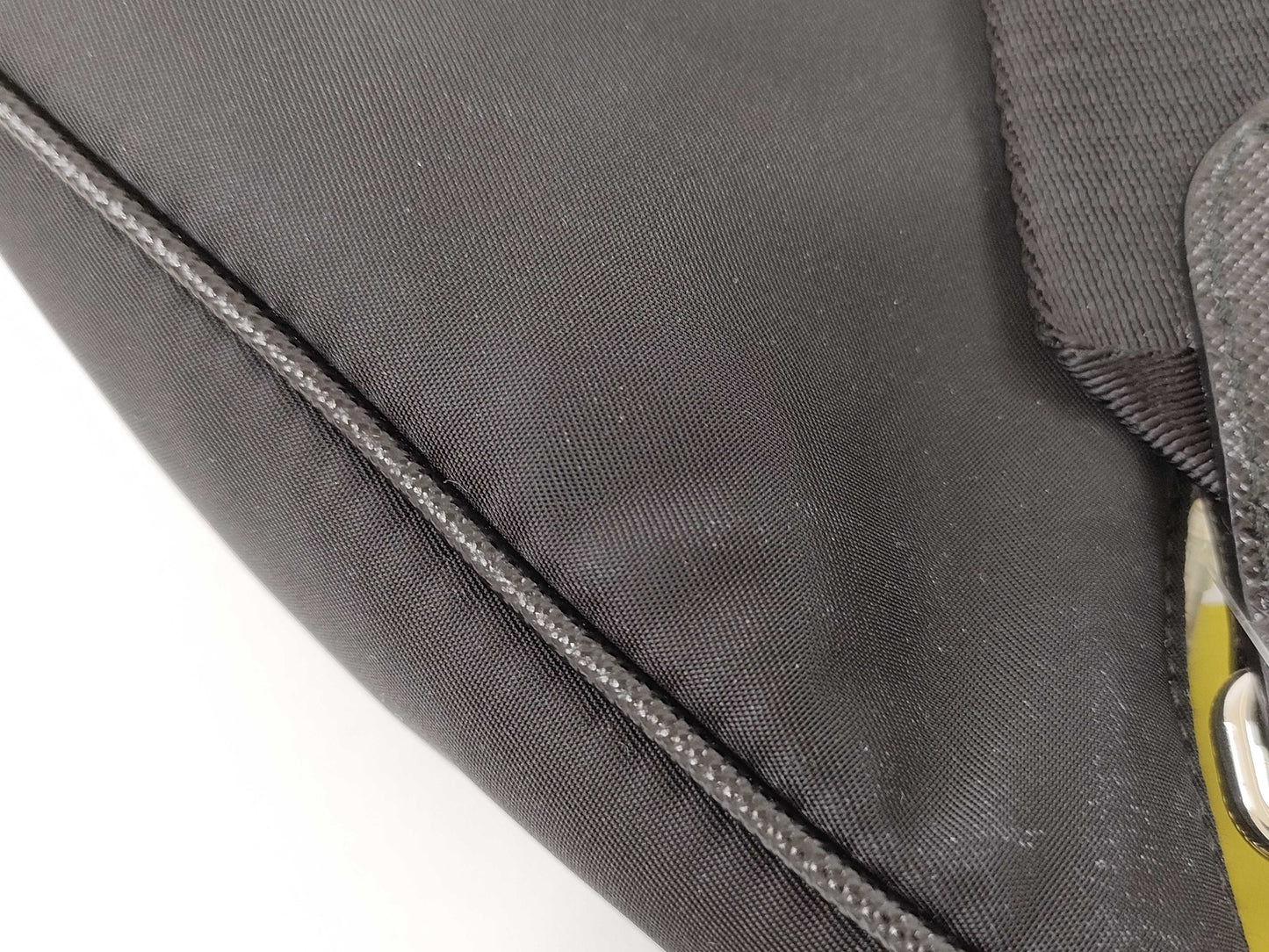 PRADA Nylon Re-Edition 2005 Re-Nylon Chain Shoulder Bag, Black, 1BH204
