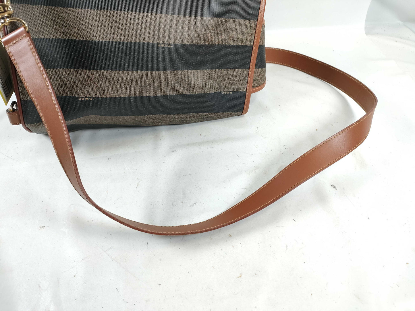 FENDI Pecan Pattern One-Shoulder PVC Body Bag Shoulder Bag