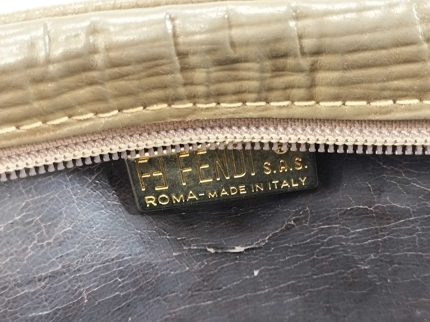 FENDI Zucca pattern PVC shoulder bag