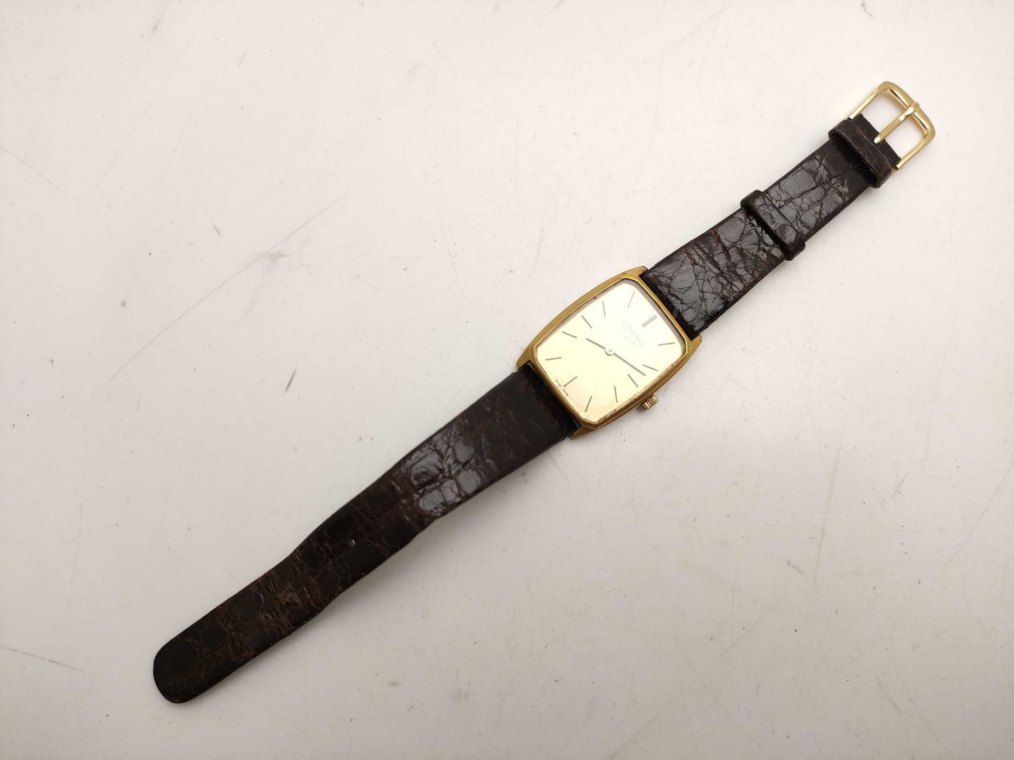 LONGINES Hand-Wound Watch 18026309 Gold Dial Women's Watch
