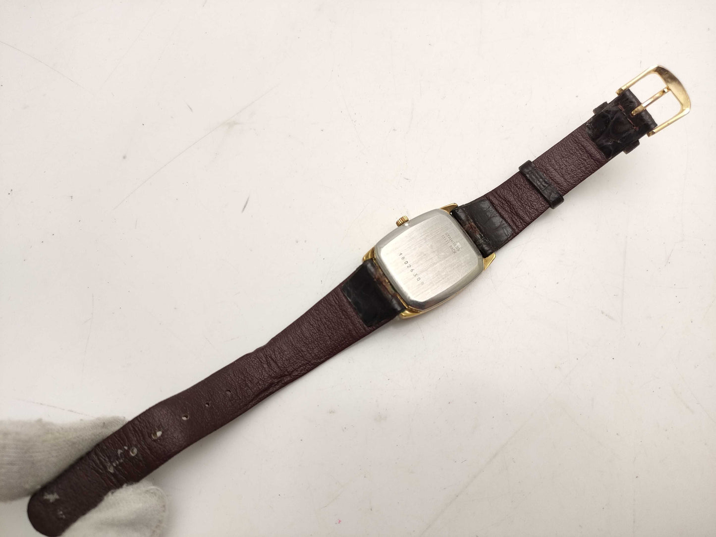 LONGINES Hand-Wound Watch 18026309 Gold Dial Women's Watch