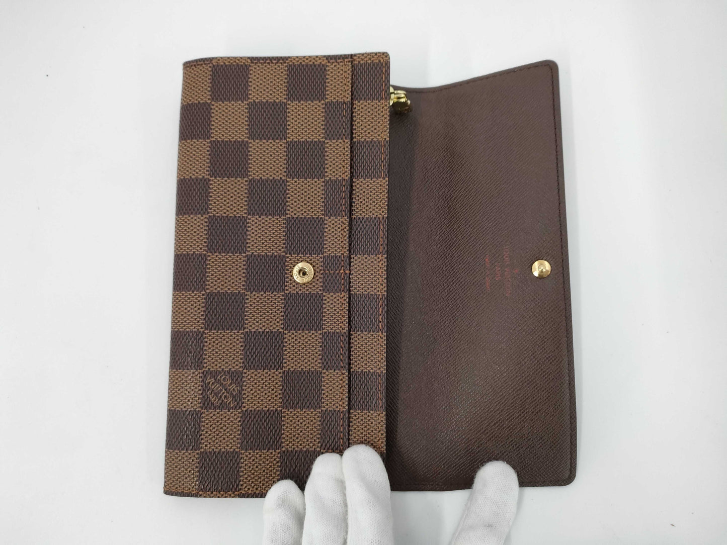 LOUIS VUITTON Damier Portefeuille Sarah Wallet