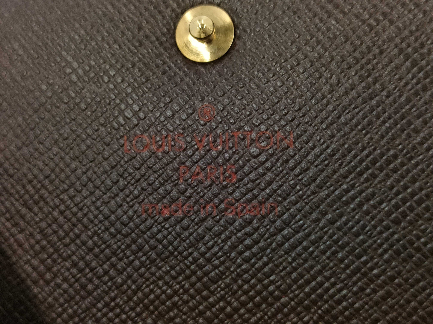 LOUIS VUITTON Damier Portefeuille Sarah Wallet