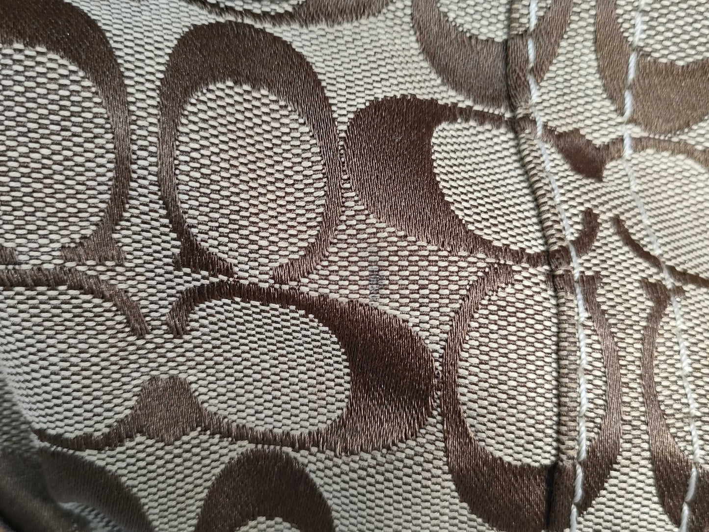 COACH Signature Handbag/Tote Bag/Pouch 3-Piece Set Shoulder Bag