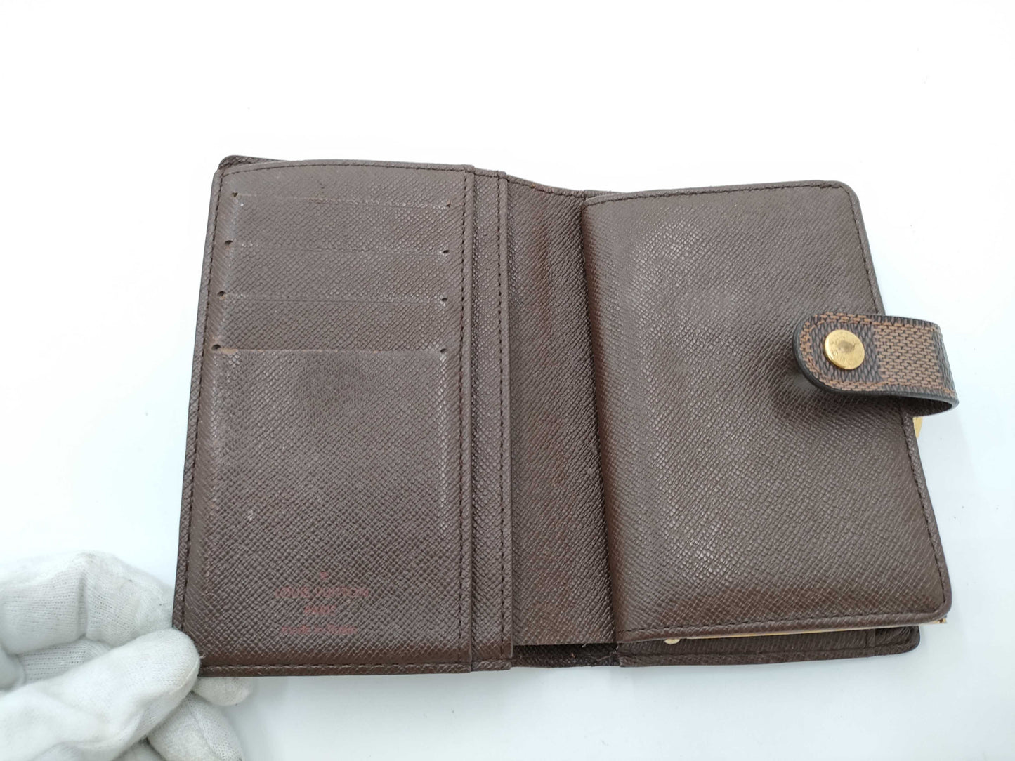 LOUIS VUITTON Damier N61664 Damier Porte Monnaie Viennois Wallet