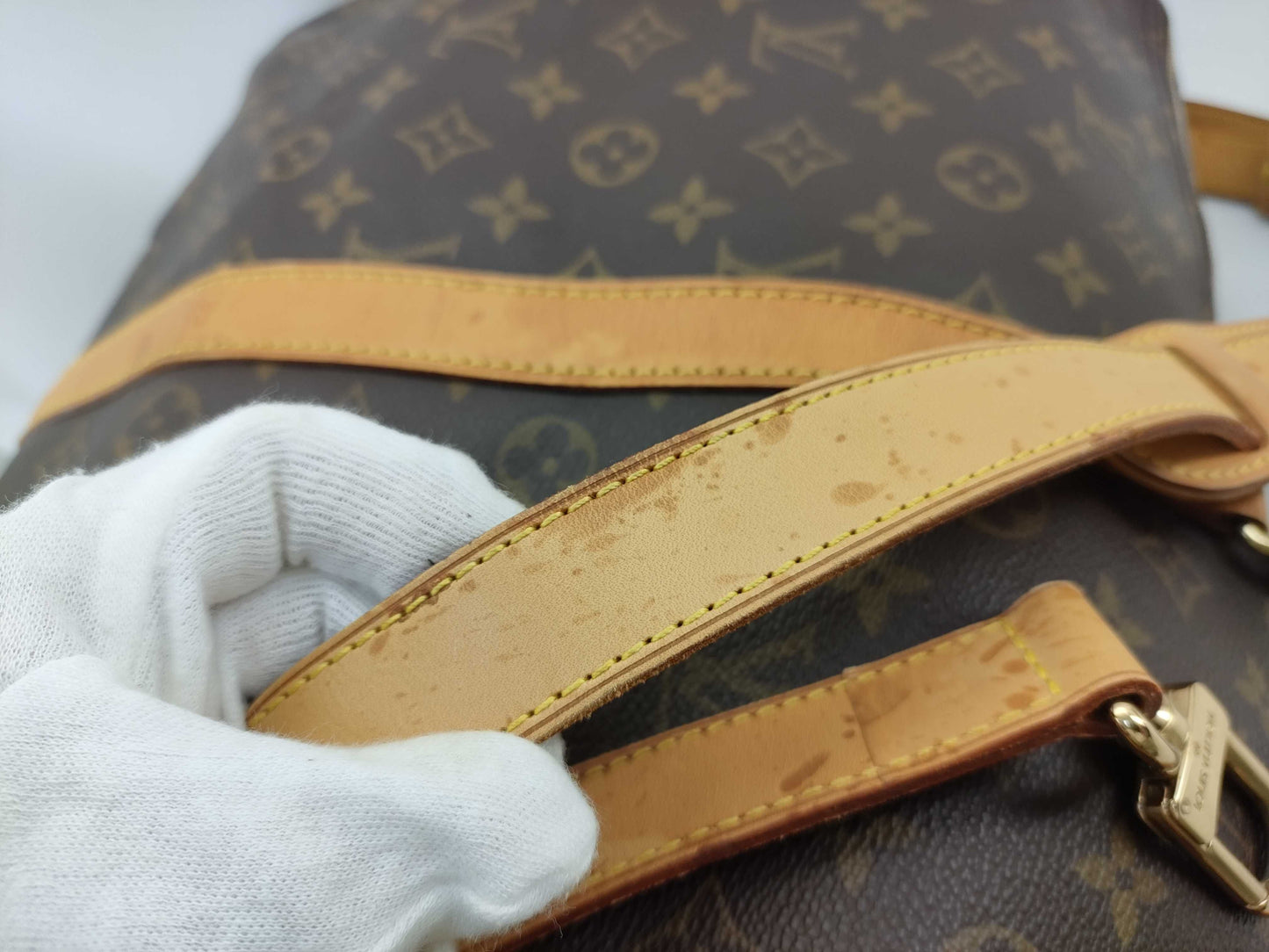 LOUIS VUITTON M41414 Monogram M41414 Keepall Bandouliere 55 Boston Bag