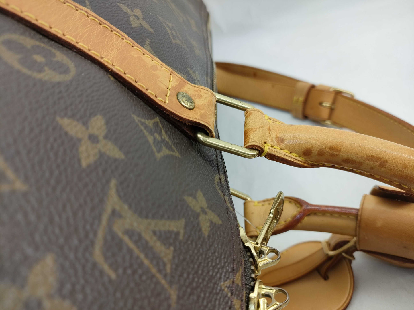 LOUIS VUITTON M41414 Monogram M41414 Keepall Bandouliere 55 Boston Bag