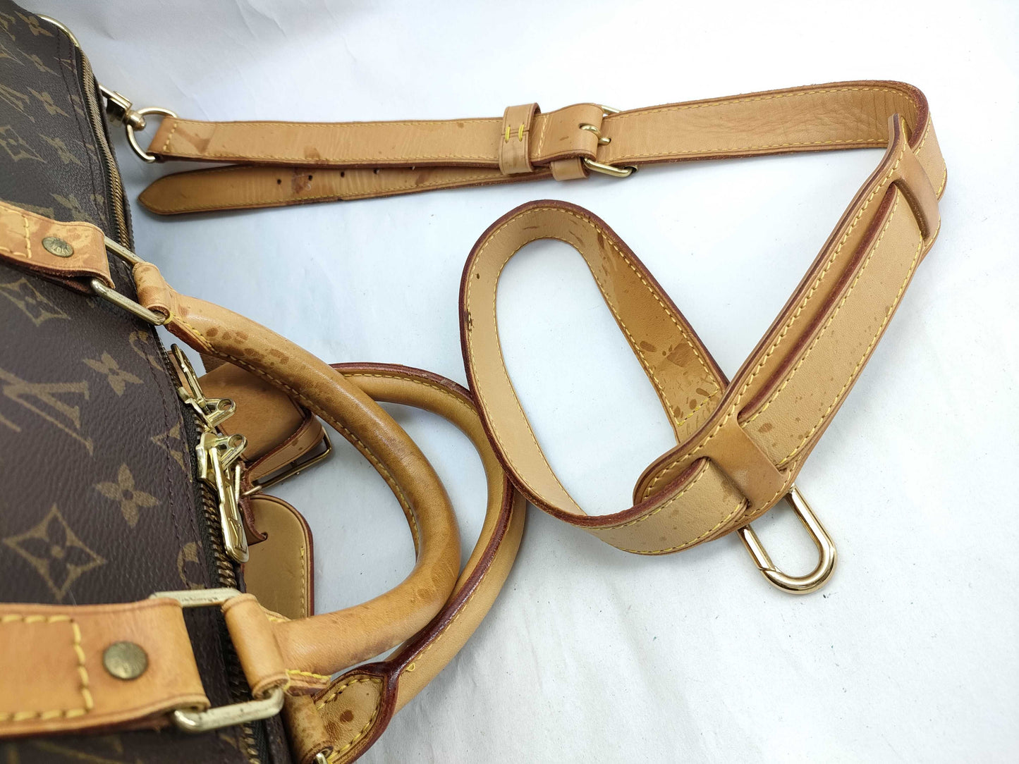 LOUIS VUITTON M41414 Monogram M41414 Keepall Bandouliere 55 Boston Bag