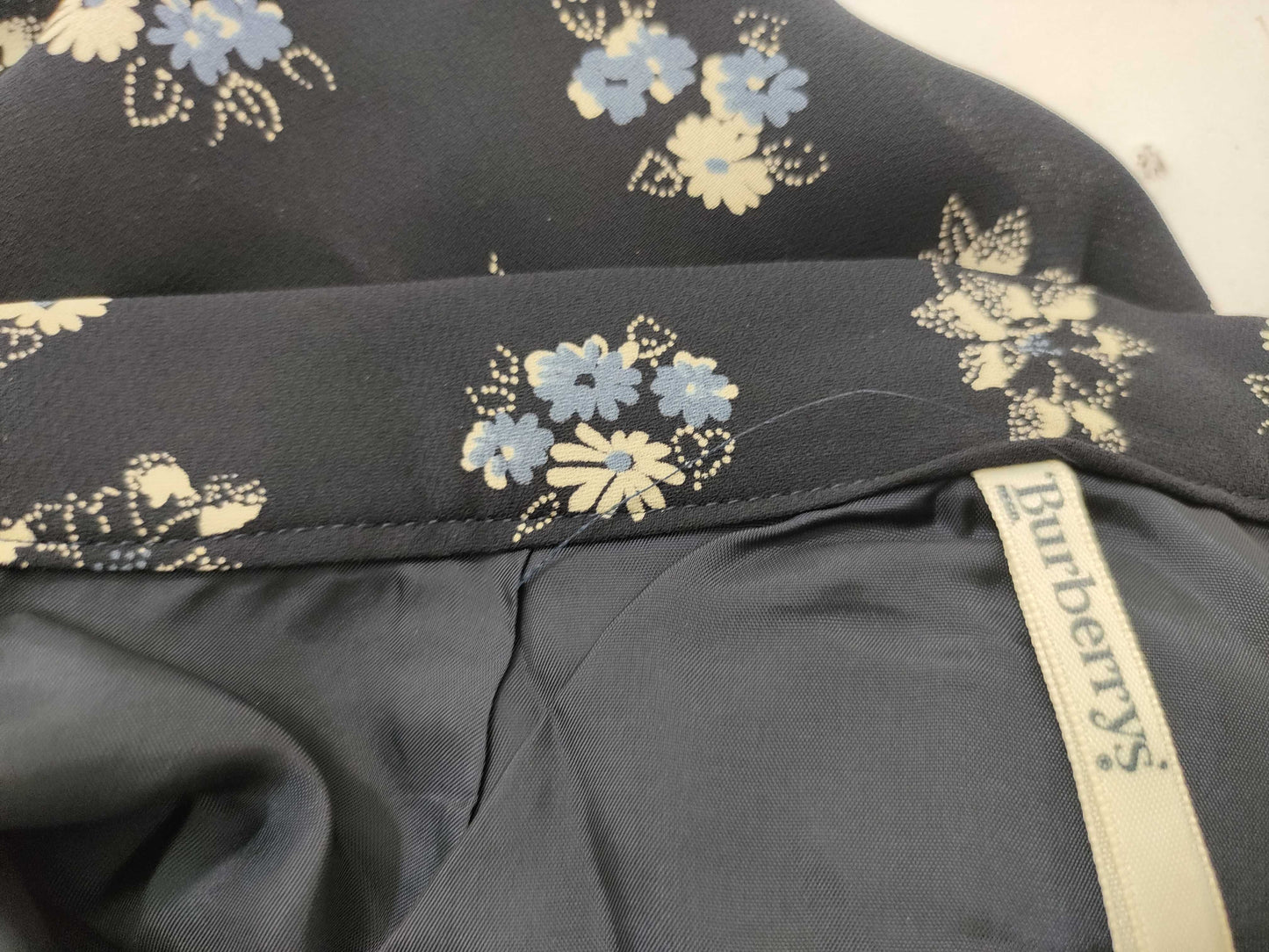 BURBERRY / Floral Print Short Sleeve Set / Navy Other Apparel