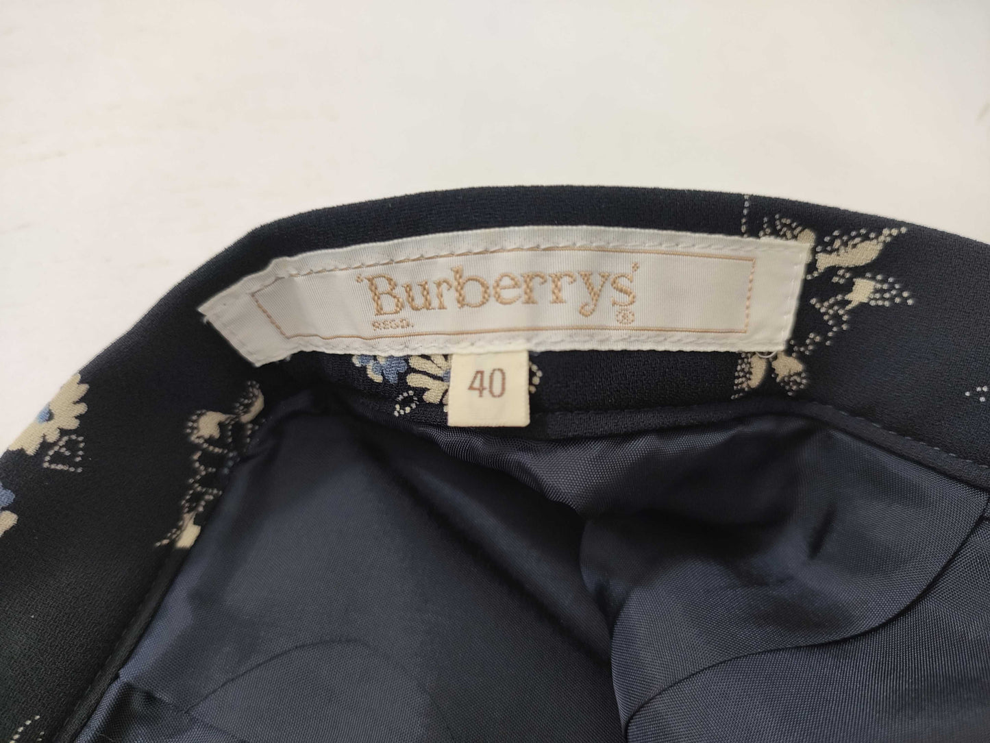 BURBERRY / Floral Print Short Sleeve Set / Navy Other Apparel