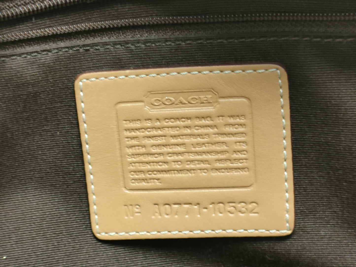 COACH 4-piece handbag set