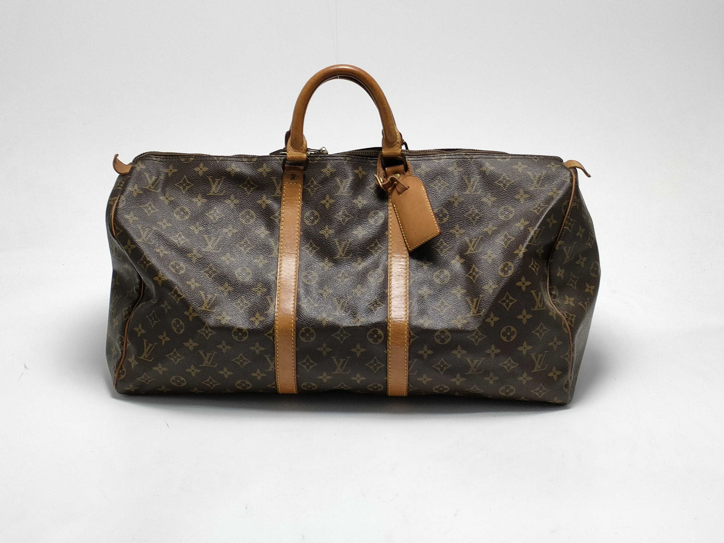 LOUIS VUITTON Monogram M41424 Keepall 55 Boston Bag