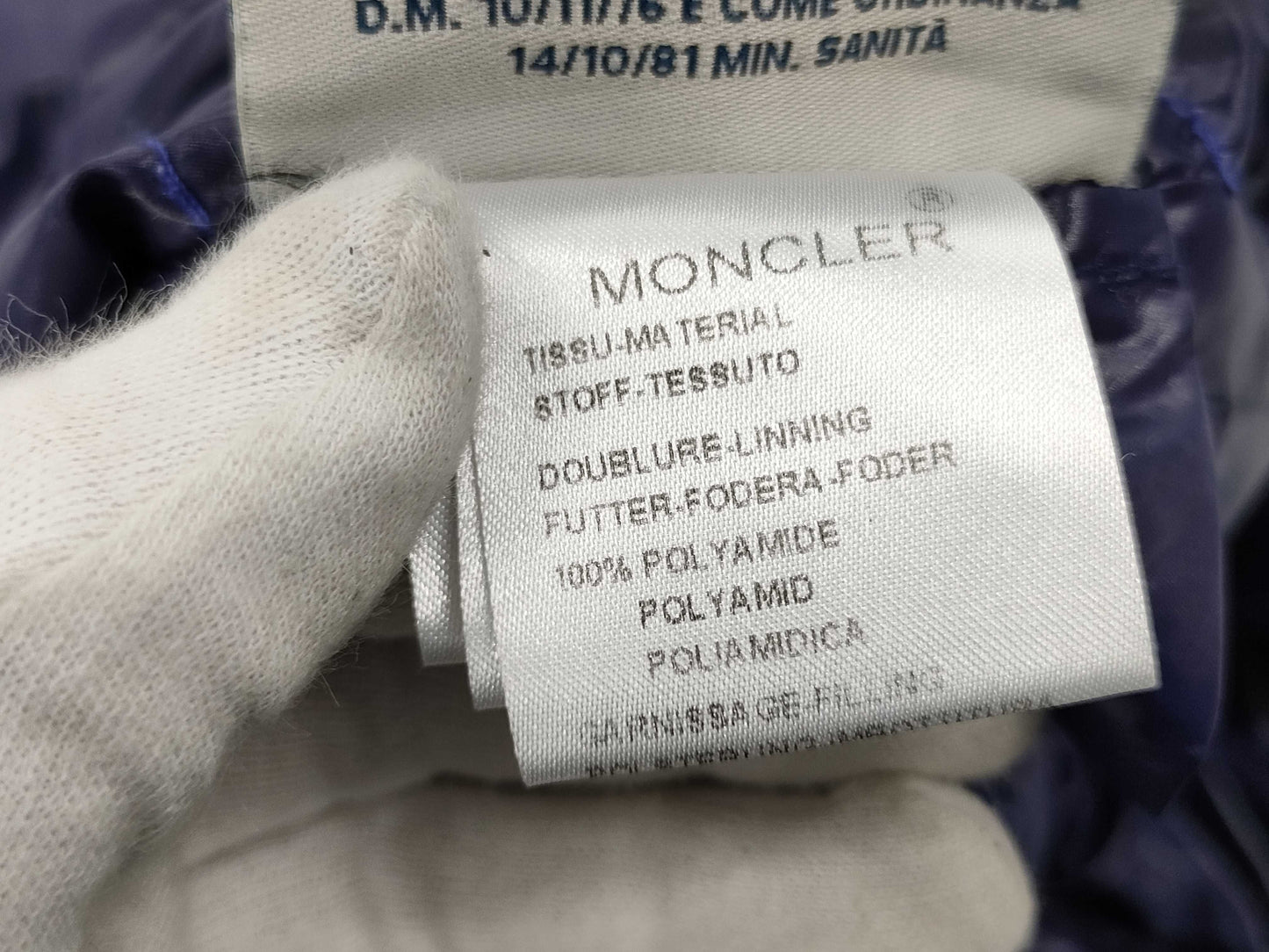 MONCLER Down Jacket/Blue Jacket