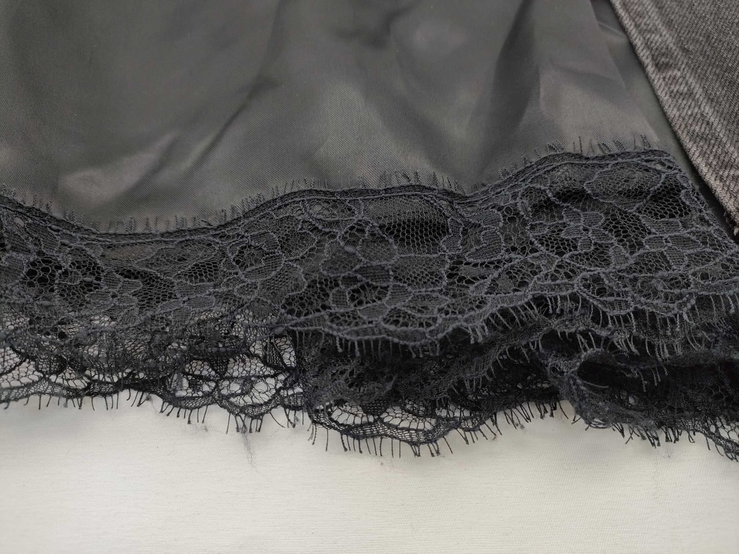 MM6 Maison Margiela Denim/Lace/Long Skirt Skirt