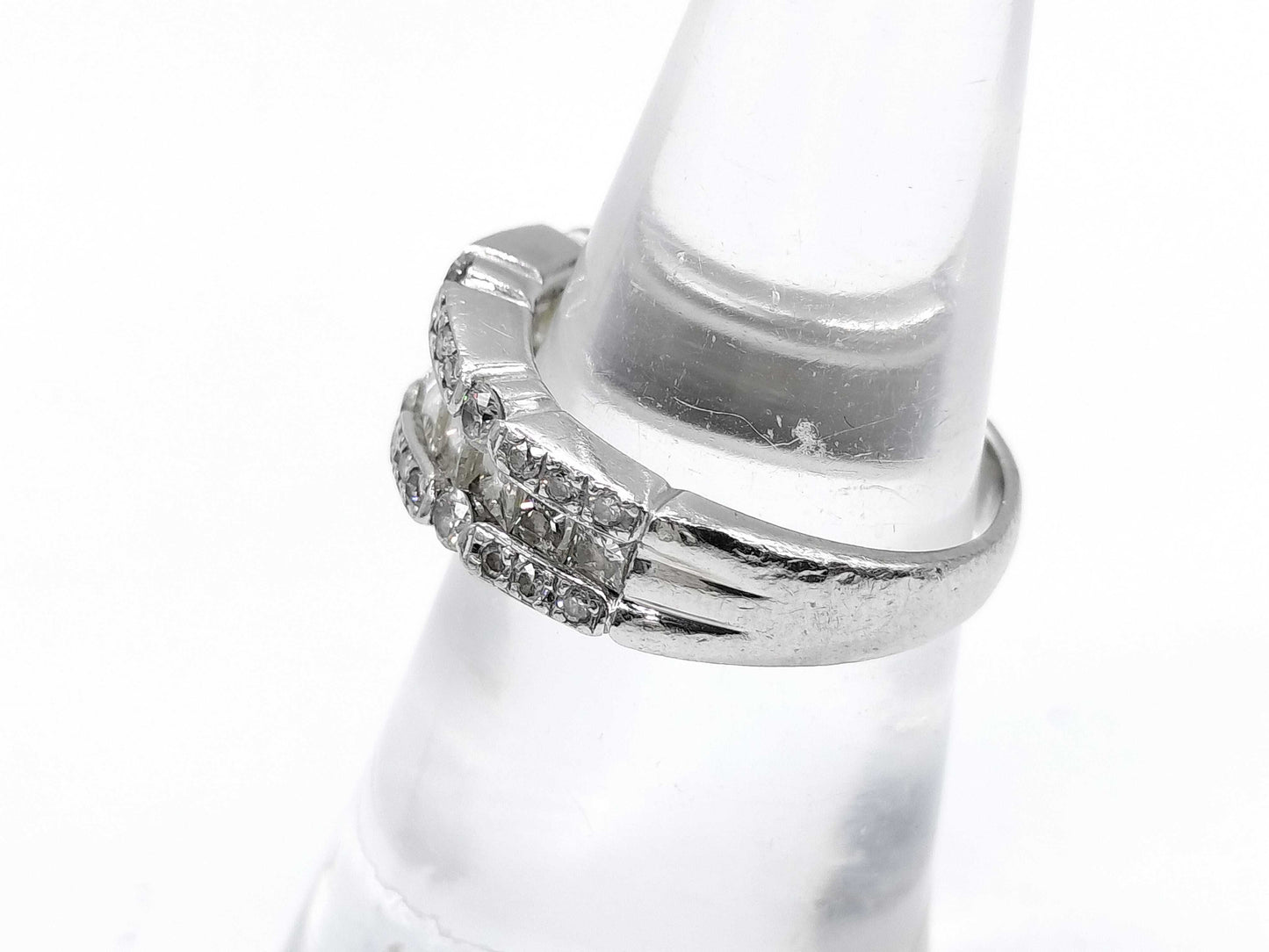 D1.50ct Pt900 6.4g Ring
