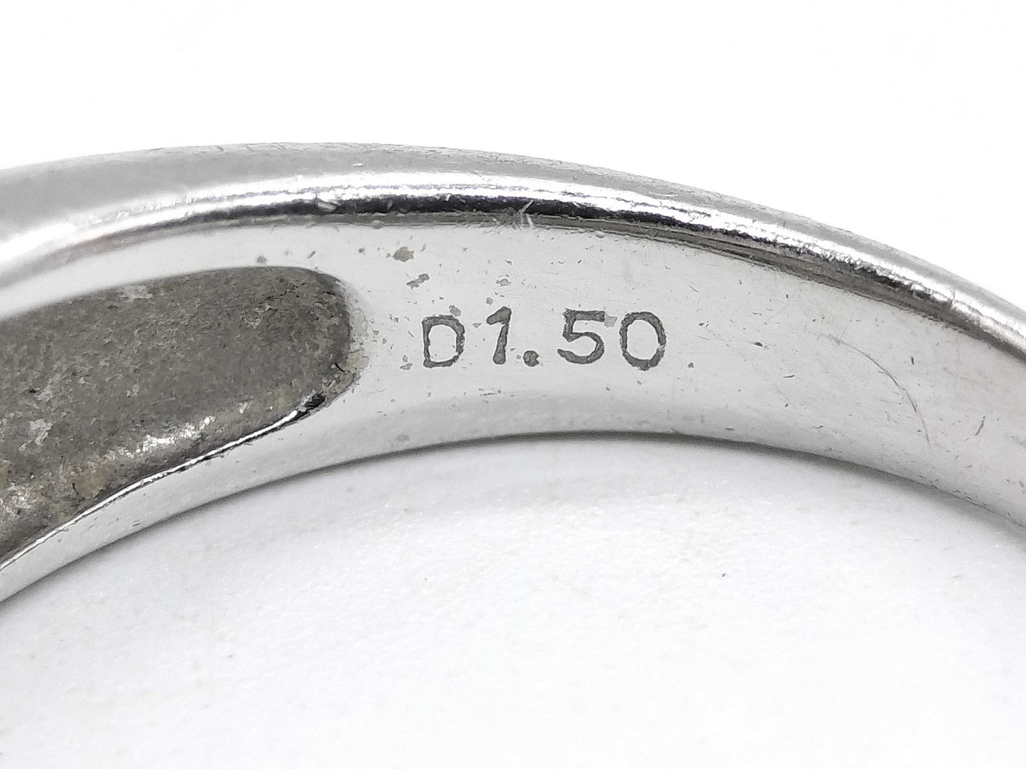 D1.50ct Pt900 6.4g Ring