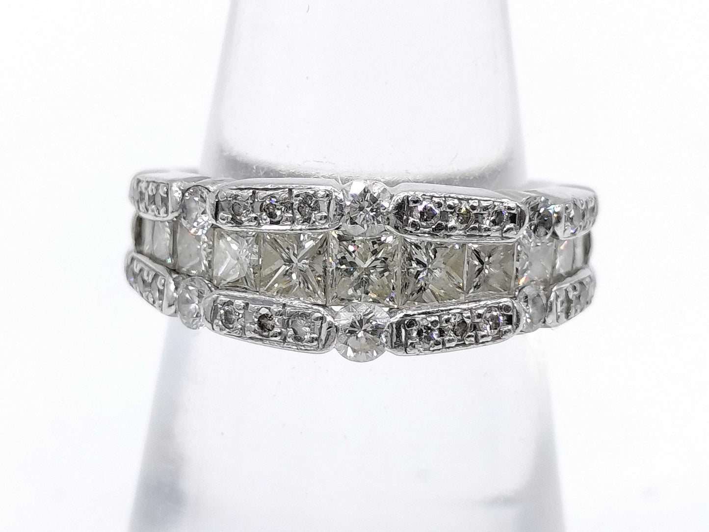 D1.50ct Pt900 6.4g Ring