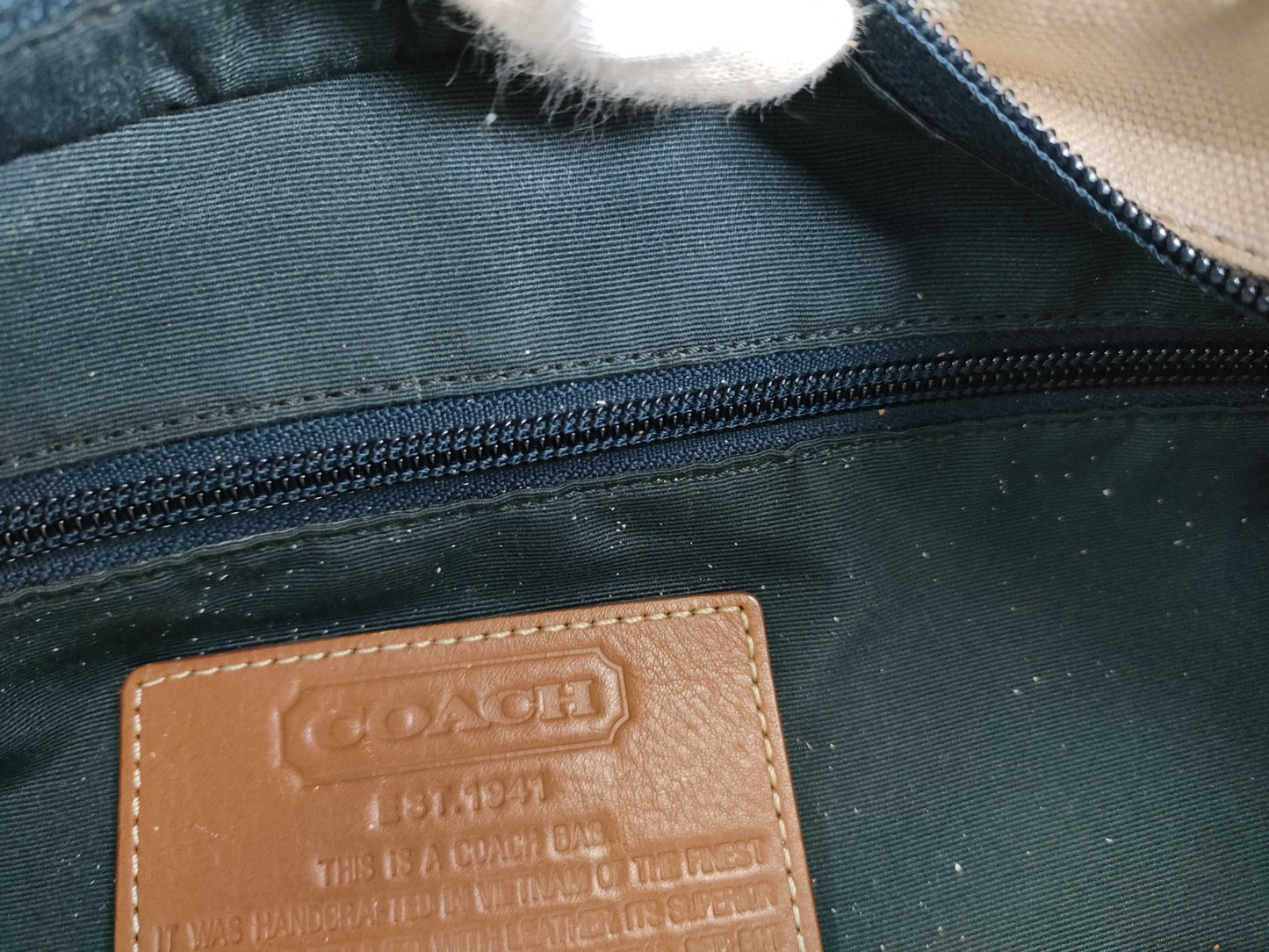COACH 70583 Coach Canvas 2-Way Tote Bag