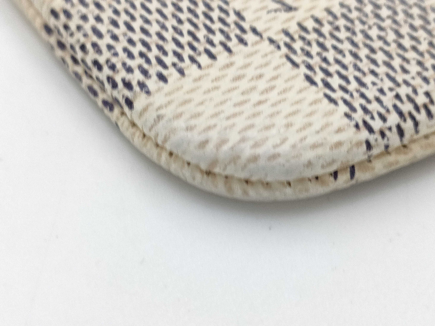LOUIS VUITTON Damier Azur Pochette Cle Coin Case