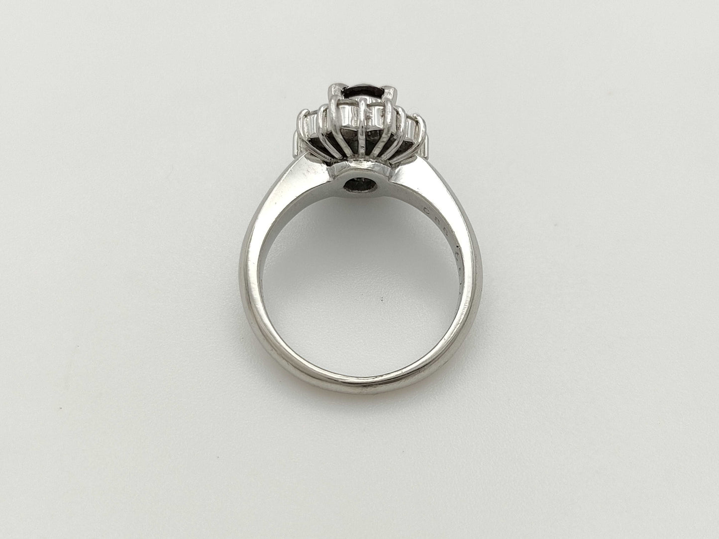 AX 0.811ct D 0.88ct PT900 9.9g Ring