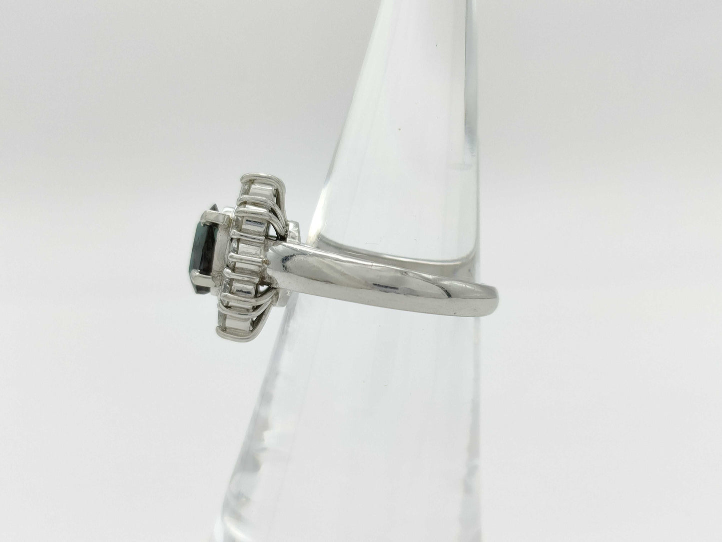AX 0.811ct D 0.88ct PT900 9.9g Ring