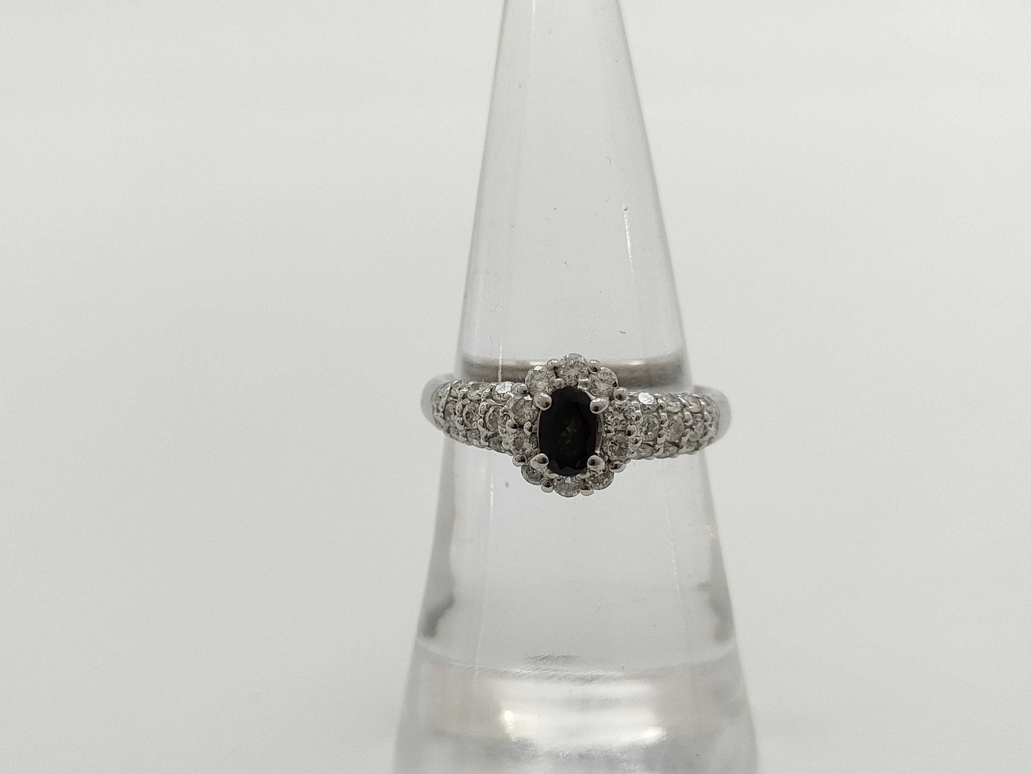 AX 0.43ct D 0.61ct PT900 4.9g Ring