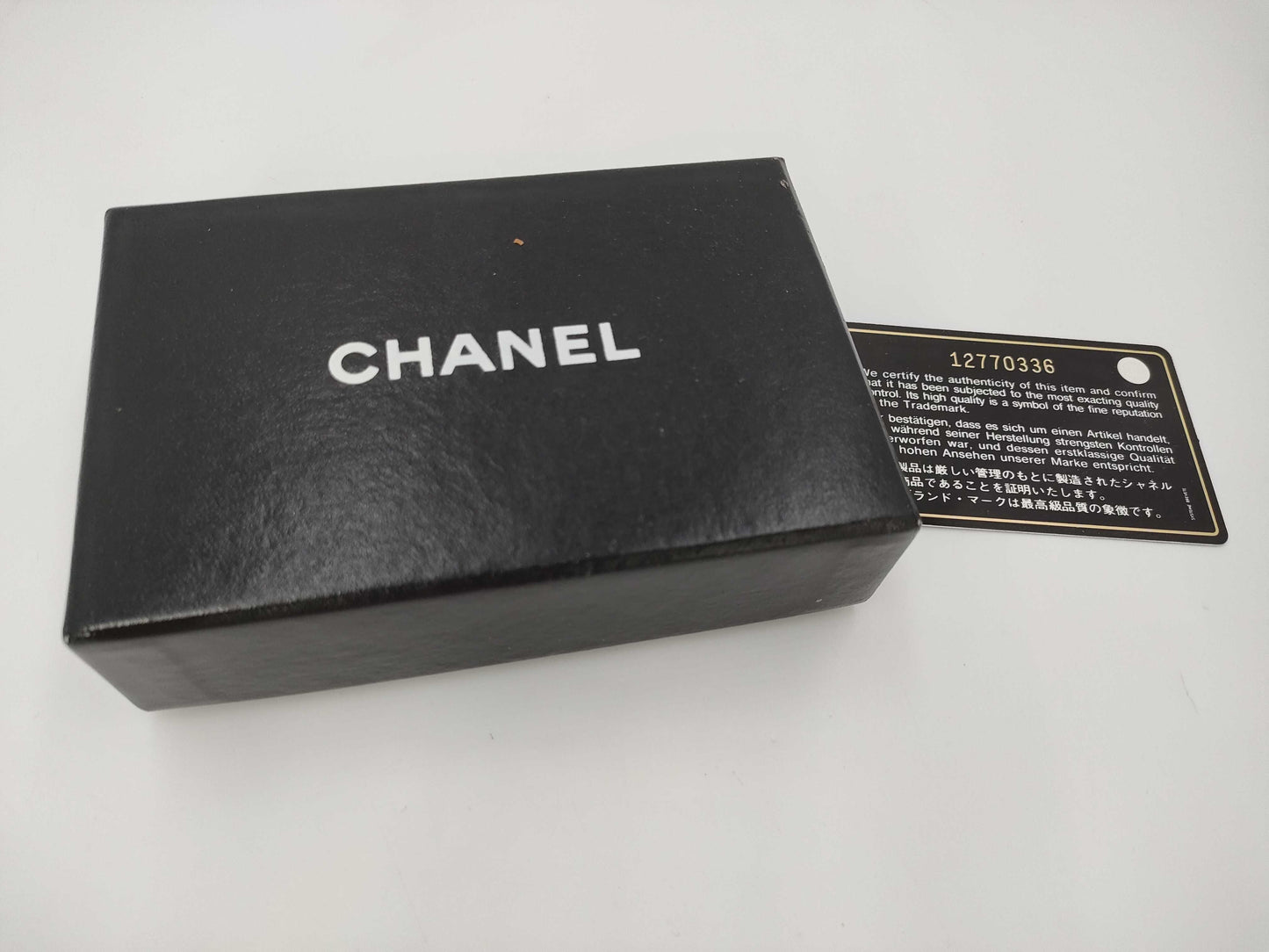CHANEL No. 12 Ribbon Keychain Metallic Other Accessories