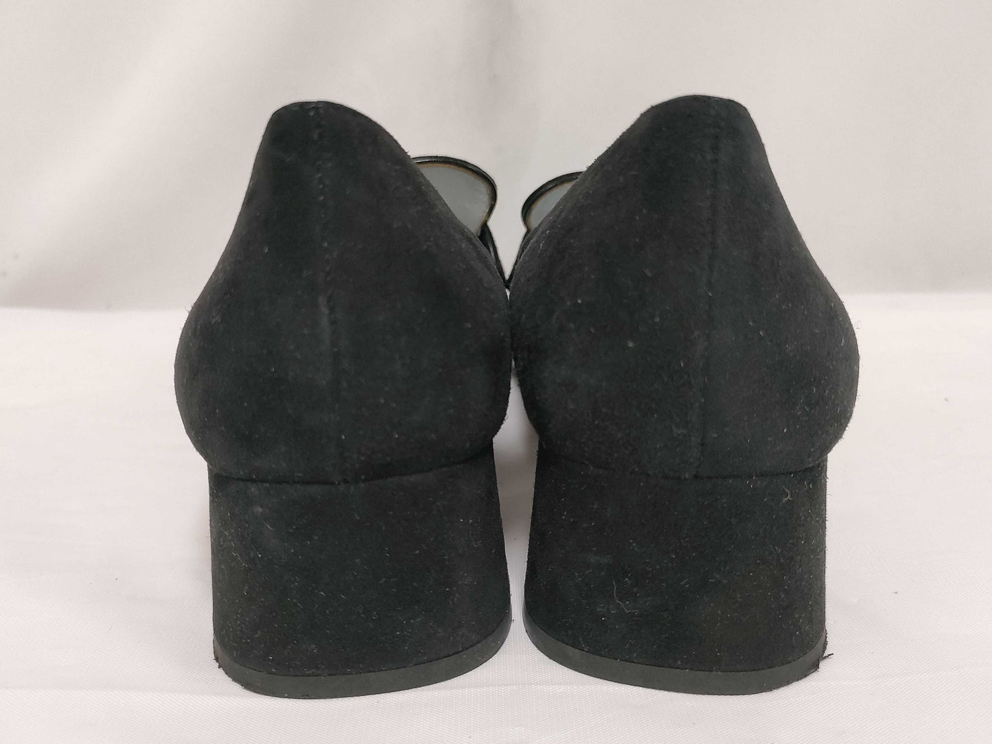 PRADA Suede Beaded Black Mules