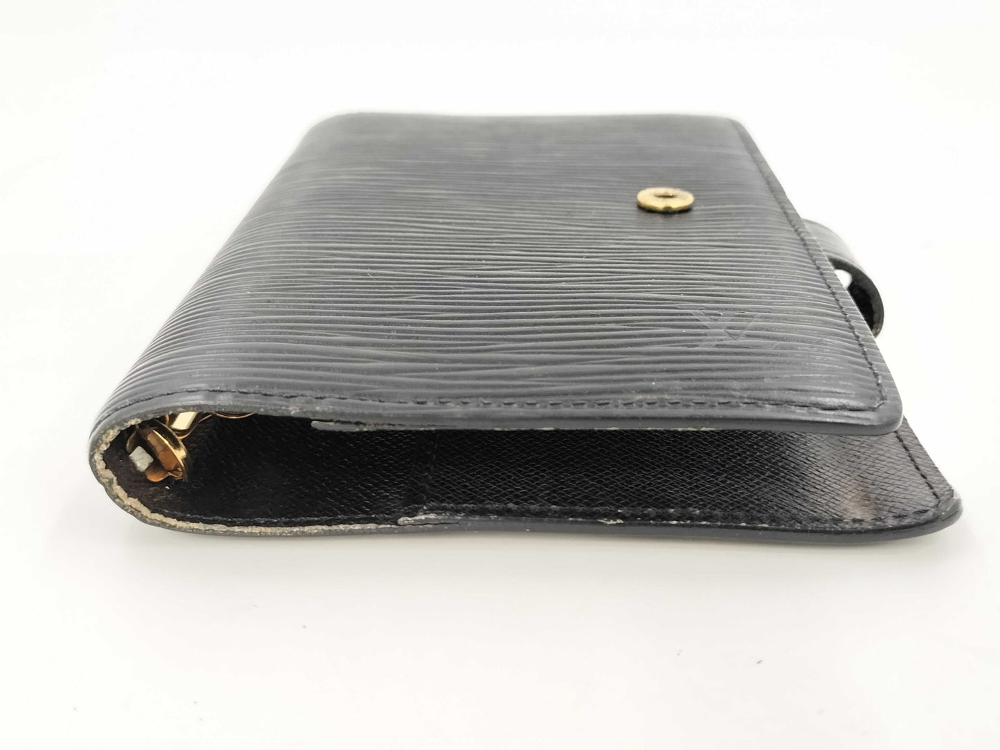 LOUIS VUITTON Epi Agenda PM Noir Notebook Cover