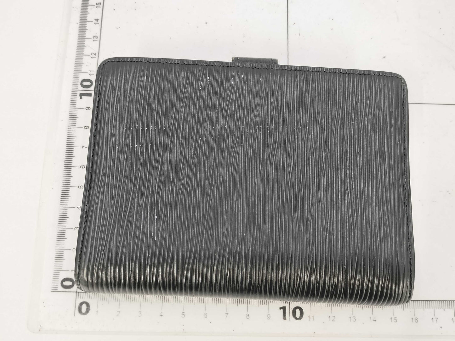 LOUIS VUITTON Epi Agenda PM Noir Notebook Cover