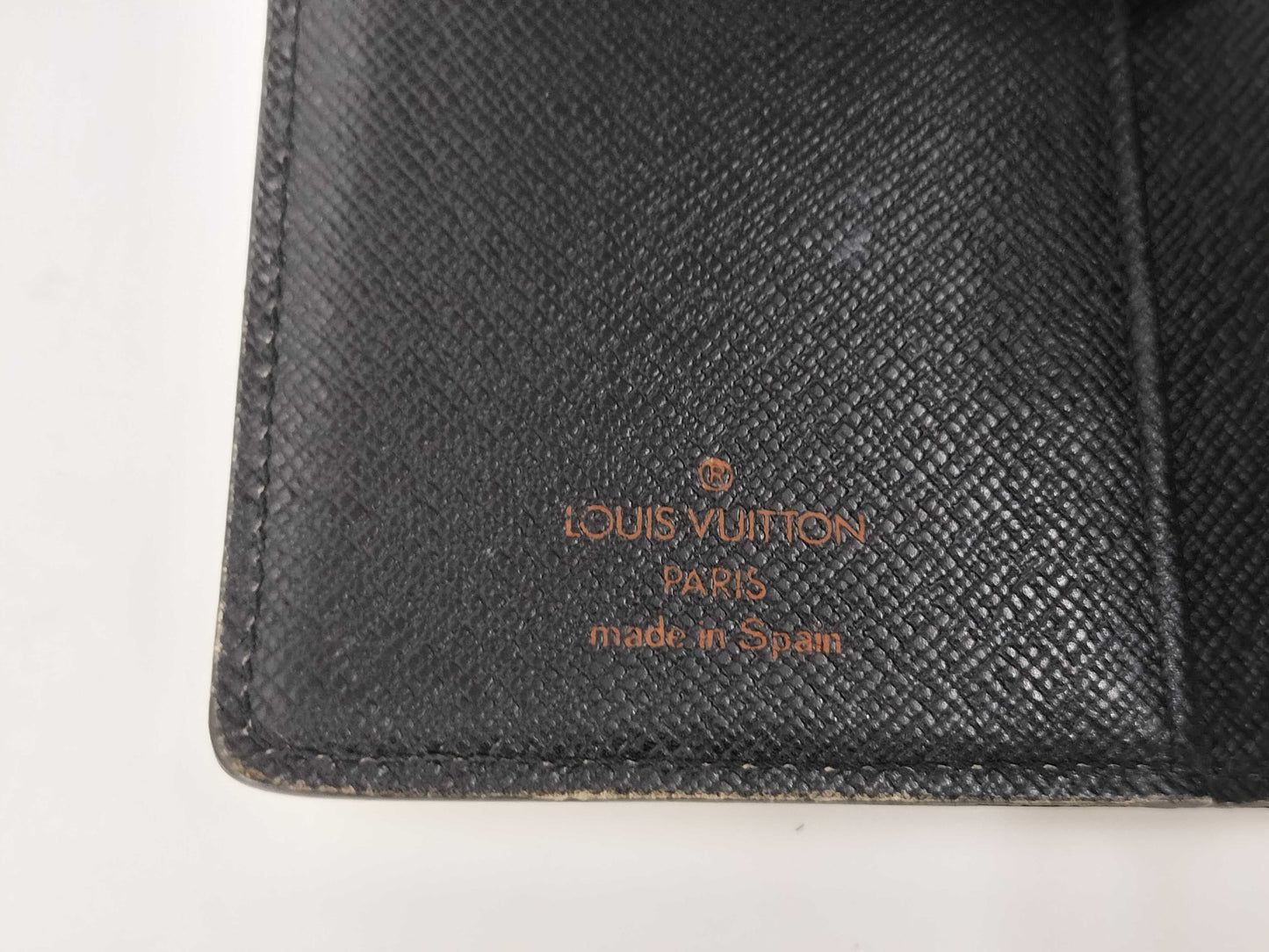 LOUIS VUITTON Epi Agenda PM Noir Notebook Cover