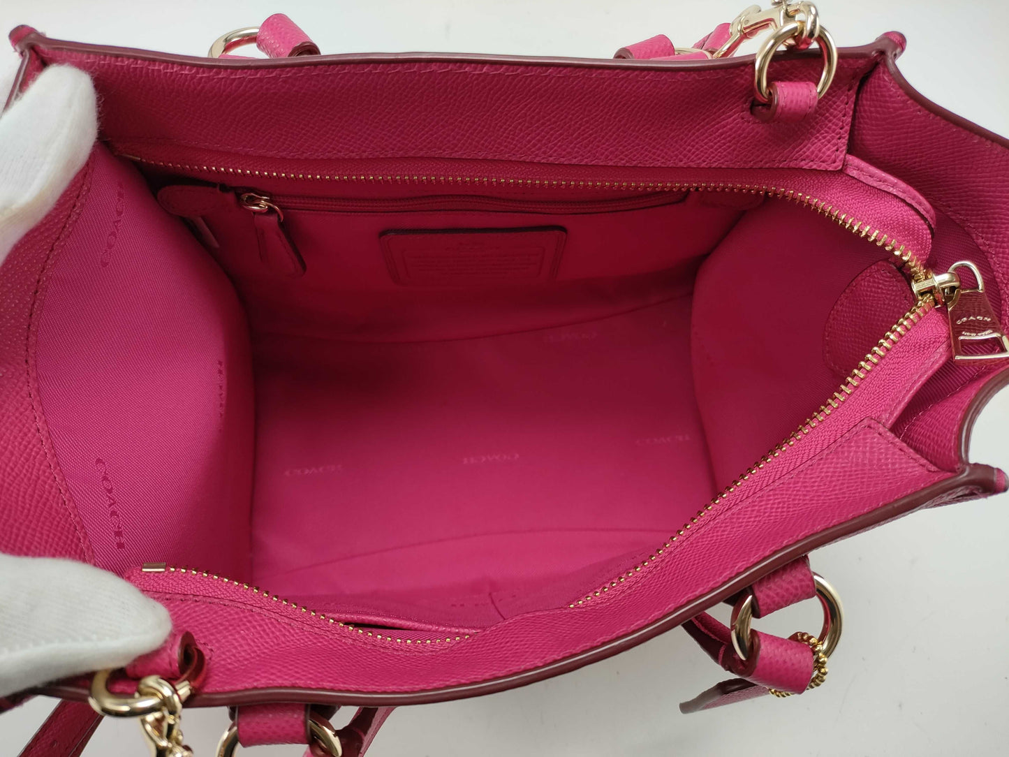 COACH 33996 2WAY Pink Handbag