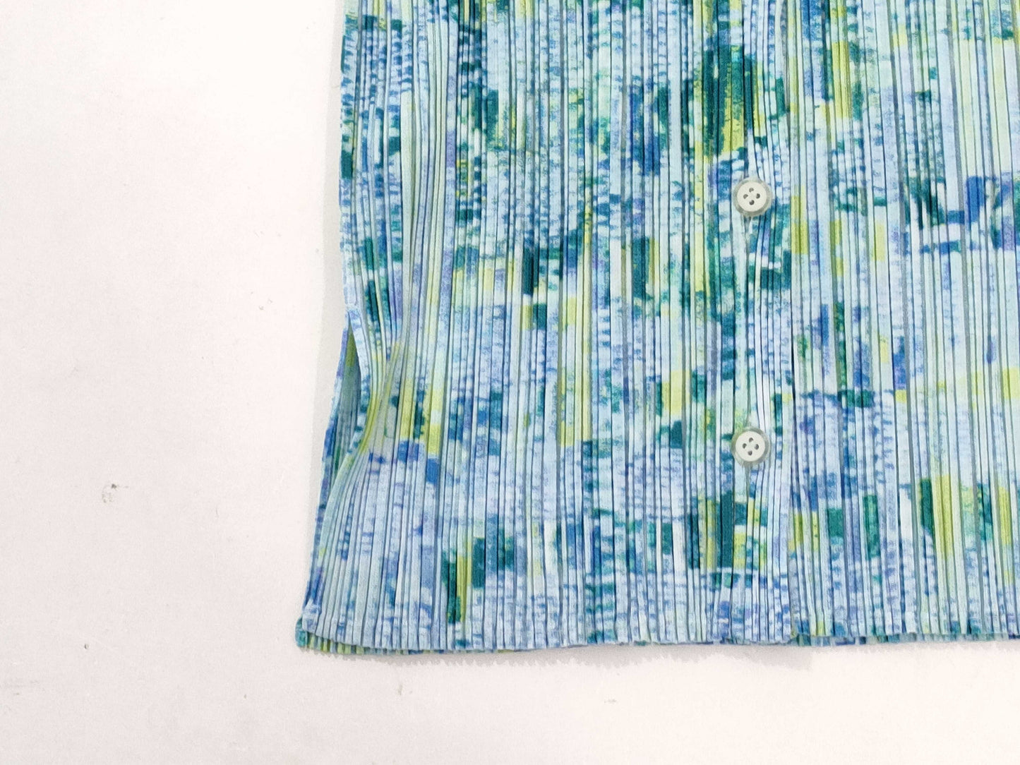 ISSEY MIYAKE Pleats Please/All-over Print Shirt